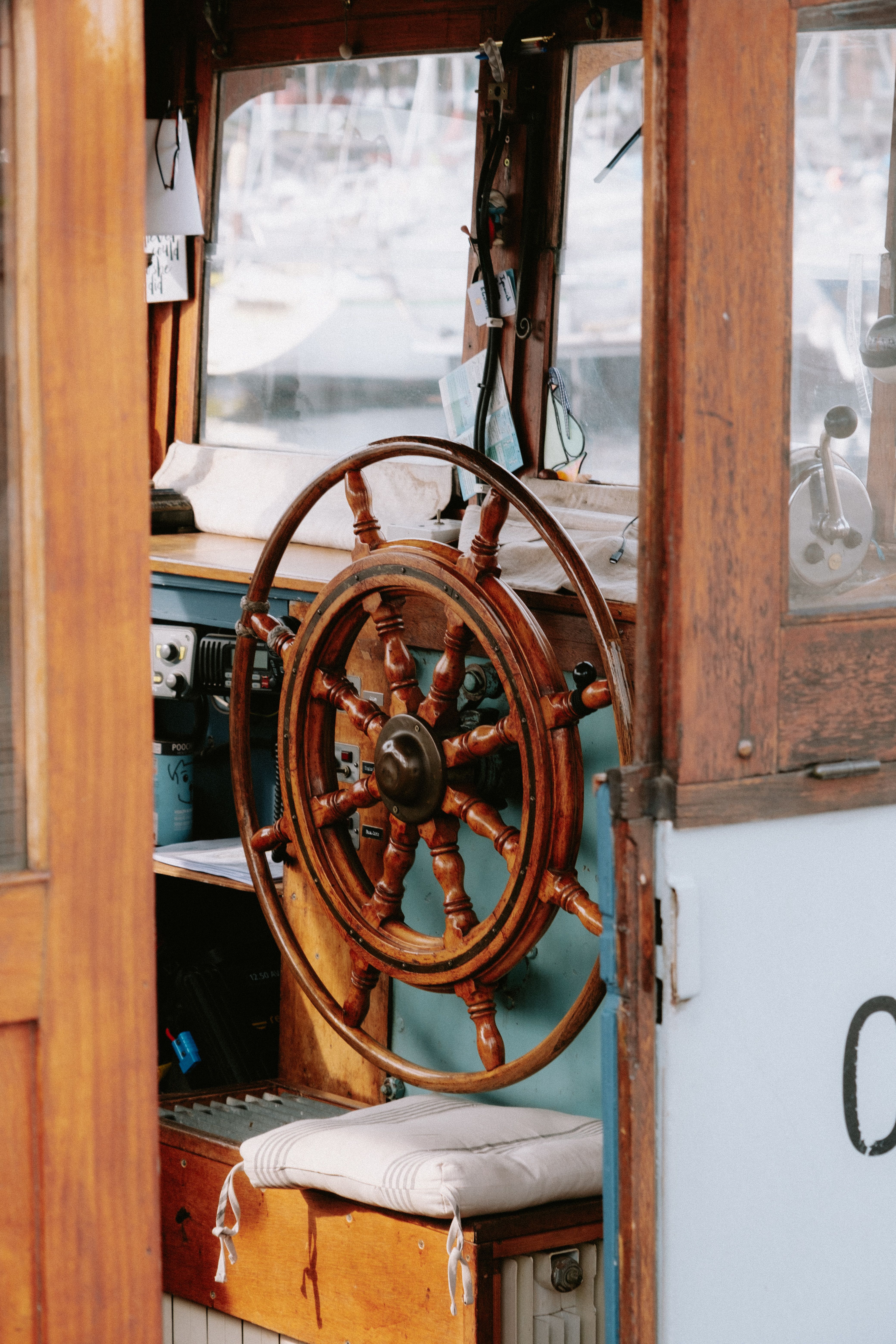 Ship's wheel — navigate your future